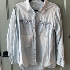 Madewell Chambray Button Up Shirt